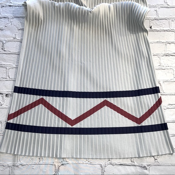 VINTAGE 70’s JONATHAN LOGAN SLEEVELESS PLEATED MAXI DRESS - Picture 5 of 8